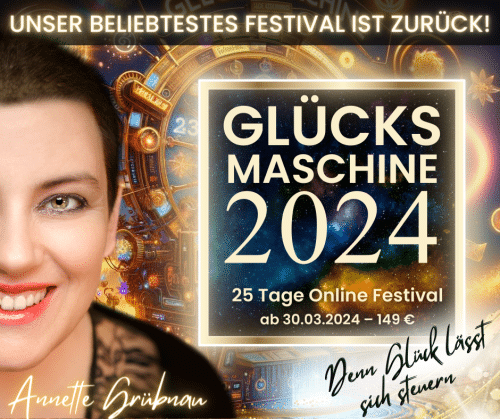 Die Glücksmaschine 2024 mit Annette Grübnau Glücksmaschine 2024