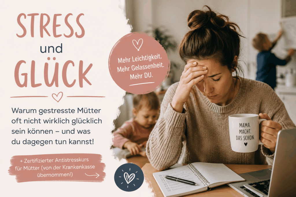 Stress und Glück - Warum gestresste Mütter nicht wirklich glücklich sein können