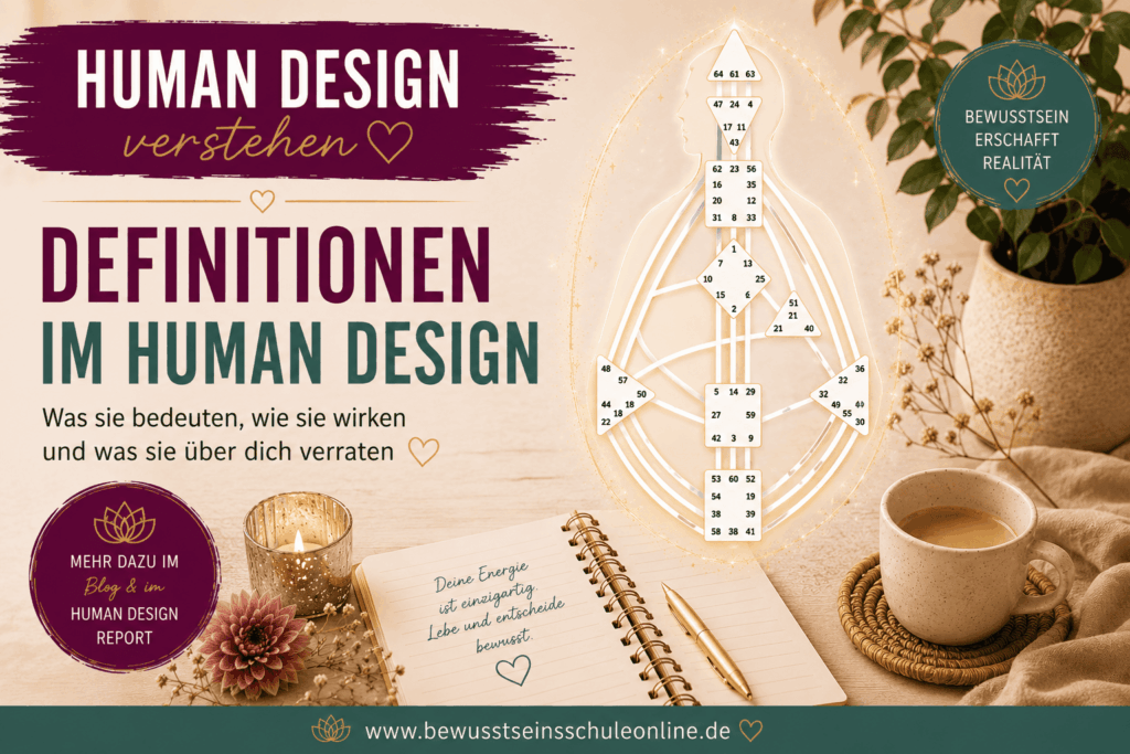 Definitionen im Human Design