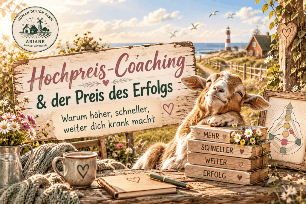 Hochpreis-Coaching versus Human Design
